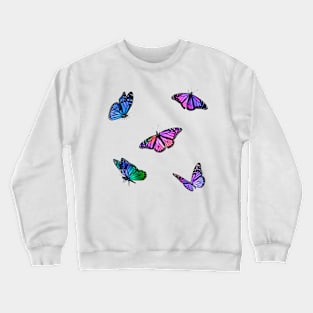 Moonlight Butterflies Sticker Pack Crewneck Sweatshirt